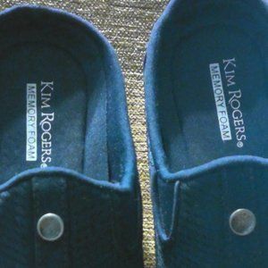 Kim Rodgers Memory Foam Mule Sneaker-Navy Blue